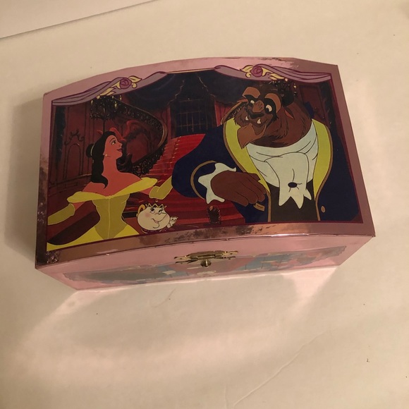 1991 Disney Beauty + the Beast Music Box NWT - Picture 5 of 16